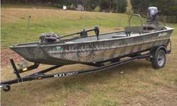 2007 1652 SEAARK Jon-boat, Aluminum, MFI trailer, 2006 60/40 Yamaha 4-stroke jet motor, many extras included $10,500 SIO 423-470-4795 .See item listed at http://www.recycler.comListing originally posted at