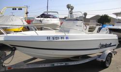 1998 wellcraft 19 center console fishing boat. Easy to tow operate single handed. The deep Vee hull allow for a smooth ride in rough water. Powered by a 115hp Johnson Ocean runner salt water series outboard. It comes with a nice galvanized trailer,fish