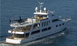 1984/2008 44M Yacht, Complete Refit In 2008, US Flag Registry, Presently Located In CA, 250 and 300 Hours on Detroit Diesel Series 60 Engines, For The Convenience Of Owners And Guests This Vessel Is Equipped With A State-Of-The-Art Helipad, Stabilizers,