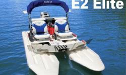 UNSINKABLE - SAFE - COMFORTABLE - DRY RIDE It?s a unique watercraft that is in a class all its own. It's the world's finest and only compact powercat of its kind on the market. The ergonomic, side-by-side seating and dual-action controls provides an