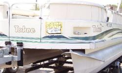 2002 Taho Grand 21' Pontoon Fish w/ Rear Fishing Seats - Full Lounge Seating - 50 HP Merc Oil Injected - '05 Karavan Drive-On Trailer - Inc Livewell - Changing Room Mooring Cover - 8'6" Beam.......$12,995.00