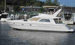 "Stormy Weather"TWO STATEROOMS, DUAL HELMSTWIN MERC 380 HORIZON INBOARDS, 746 HOURSThis nicely maintained Jefferson 4300 offers an abundance of interior space and on-board comfort, plus an array of elegant touches that all combine to deliver a luxurious