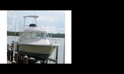 (LOCATION: Tequesta FL) The Luhrs 32 Open is a diesel powered, upscale, express designed for the dedicated fisherman. She has an enclosed helm, Marlin tower, and a large open cockpit with all the amenities needed for successful fishing. Below is a