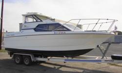 GREAT DEAL! LOADED WITH EXTRA'SThe Bayliner 2452 Ciera Classic, the most versatile cruiser in the line, combines full overnighting accommodations for up to four adults, with a self-bailing fiberglass cockpit liner, and a hardtop standard.Great boat for
