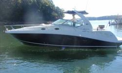 2007 Sea Ray 340 SUNDANCER This Beautiful Black Hull 2007 340 Sundancer is new to the market. Located in a covered slip on fresh water Lake Lanier this boat is ready to be delivered to the next owner. The boat has 100 hours on her 8.1 S Horizon Engines.
