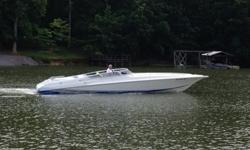 Meticulously maintained, fresh water 35' Lightning with only 350 total hours. Boat features twin 525HP staggered engine set up and Mercury XR drives. 100 MPH +. Must see to appreciate. Has been dry stored since new. Asking $169,000. Call Dave at