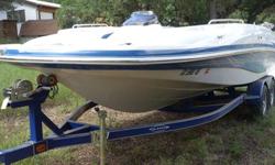 05 Tahoe 215 Great condition with a 4.3 MPI 220 hp about 150 hours. Set up for fishing with pedestal seats, live well, troll motor Motoguide Pro 70lbs, full cover, Hummingbird 59SC, Tandam axle trailer. Brian210 232 6239