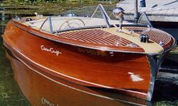 single carb new in 1979, selling due to economy and the fact that I use my other boat much more. Original, extremely tight bottom. New varnish. New interior. New engine with about 100 hours. Full mooring cover. She is in amazing condition. Always stored