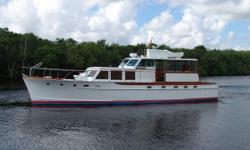 THIS IS A TRUE CLASSIC!&nbsp;A RARE 55 FOOT TRUMPY COCKPIT CRUISER MOTOR YACHT
METICULOUSLY RESTORED AT A COST OF OVER $500,000 IN 1997-98, and new owner just spent $80,000 on many new upgrades that also includes SUBSTANTIAL ENGINE, MECHANICAL,