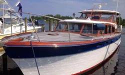 Owners want to encourage all offersPossible partial owner financing available
(LOCATION: Titusville FL) This 1957 55' Chris-Craft Constellation is a long term reclamation by a couple who understand and appreciate the heritage they are sustaining.