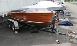 This boat a Classic 1957 sportsman and comes with a trailer and 225hp motor
Nominal Length: 19'