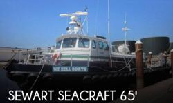 Actual Location: Baltimore, MD
- Stock #106196 - If you are in the market for a crew, look no further than this 1964 Stewart Seacraft 65, priced right at $325,000 (offers encouraged).This vessel is located in Baltimore, Maryland and is in good condition.