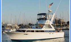 Description
These are very well built boats.The hull form provides an excellent ride gets on the plane easily and lots of flare in the bow keeps the boat dry in a chop.Modern Caterpillar in-line 6-cyl diesel engine. This is an excellent buy in a good