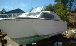 Classic CruiserNeeds a total renavation. It is powered by a Chrysler v-8 with a Dana Drive that is available biut not included. It is a very rare boat and inboard outdrive system but the outdrive and transom assembly is very hard to find parts for. We do