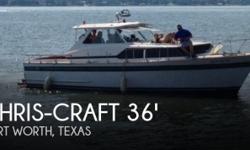 Actual Location: Fort Worth, TX
- Stock #101516 - If you are in the market for a motor yacht, look no further than this 1969 Chris-Craft 36 Commander, priced right at $17,500 (offers encouraged).This vessel is located in Fort Worth, Texas and is in good