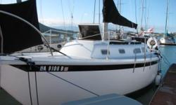 Great boat for Hawaiian waters. Large cockpit, lots of storage.
Great boat for Hawaiian waters. Large cockpit, lots of storage.
More
Category: Sailboats
Water Capacity: 0 gal
Type: 
Holding Tank Details: 
Manufacturer: Ericson
Holding Tank Size: 
Model: