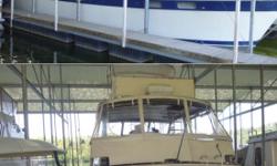 Stock Number: 700689. 1974 45 ft. Chris Craft Commander, Volunteer Landing Marine, Knoxville, TN, Twin Detroit Diesels 871, low hours, Beam 15 ft., Fiberglass, Aft cabin and guest cabin with full heads, Full Galley, Always fresh water, 12.5 Kohler