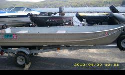 1974 SmokerCraft 12' Deep V boat&nbsp;w/trailer powered with a new Yamaha 8 HP 2 stroke. Motor still has factory warranty until Aug. 2012. For more information please call and ask for Jerry.
Nominal Length: 12'
Length Overall: 14'
Disclaimer:
The Company