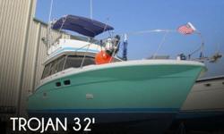 Actual Location: Panama City Beach, FL
- Stock #081346 - If you are in the market for a sportfish yacht, look no further than this 1975 Trojan 32 F Sport Fisherman, just reduced to $32,000 (offers encouraged).This vessel is located in Panama City Beach,