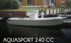 Actual Location: Naples, FL
- Stock #097752 - This vessel was SOLD on June 2.If you are in the market for a fishing boat, look no further than this 1976 Aquasport 240 CC, priced right at $27,800.This boat is located in Naples, Florida and is in great
