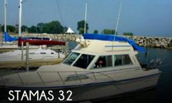 Actual Location: Waukegan, IL
- Stock #099245 - If you are in the market for a sportfish yacht, look no further than this 1977 Stamas 32 Sport Sedan, priced right at $32,300 (offers encouraged).This vessel is located in Waukegan, Illinois and is in great