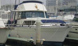 41' Chris Craft Aft Cabin Motoryacht. powered by twin Cummins 903 FWC diesels with 1400 hours. Northern Lights generator plus inverter, with air conditioning & heat. Recent gear includes gel batteries & cables, fresh water filtration system, aft head and