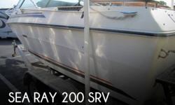 Actual Location: West Palm Beach, FL
- Stock #069682 - If you are in the market for a cuddy cabin, look no further than this 1979 Sea Ray 200 SRV, just reduced to $12,500 (offers encouraged).This boat is located in West Palm Beach, Florida and is in good