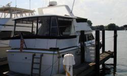 Solid running motoryacht priced to sell need some TLC but a great value
Nominal Length: 40'
Length Overall: 40'
Beam: 14 ft. 0 in.
Standard features: dditional Specs, Equipment and Information: Dimensions LOA: 40 ft 0 in Beam: 14 ft 0 in Engines Engine