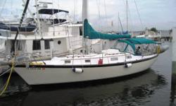 For additional photos and information visit www.whiteakeryachtsales.com
Well Equipped & Spotlessly Clean!If you are looking for a true "sail away now" blue water cruising boat for under $50K...
You've Found Her!!
You need nothing to sail her off to the