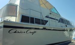 NICELY EQUIPPED AND WELL CARED FOR THIS 1980 CHRIS CRAFT 381 CATALINA IS A MUST TO CONSIDER -- PLEASE SEE FULL SPECS FOR COMPLETE LISTING DETAILS.
Freshwater / Great Lakes boat since new this vessel features Twin Crusader 454-cid 350-hp Gas Engine's with