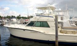 AccommodationsStepping aboard this 46 foot fishing legend is inspiring to anglers of all backgrounds. The capable 46 is one of the longest running hull designs Hatteras ever built. She provides her guests with spacious luxuries including two large