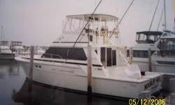 General details
Like fine wine this 42 Bertram Sport Fisherman has gotten better with years. A 1981 model Marlin Monroe was totally remanufactured in the late nineties blending classic style and modern amenities. A twin stateroom boat with double berths