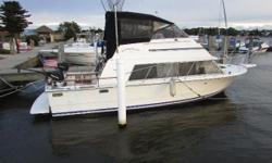 Brokers notes:
This is a two owner boat and has had really good care! She has two rebuilt 350 Crusaders and they jumped the horse power up to to 270! She has new vinyl inside, newer canvas and is a great fishing boat or can be a wonderful cruiser! Take a