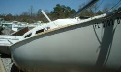 Small Cuddy DaysailorNeeds to have restoration that was started completed. This is a 1983 sailboat that is 19feet long and is trailerable. we have trailers available. The sailboat has a 395lb lead keel with an internal swing down fiberglass centerboard.