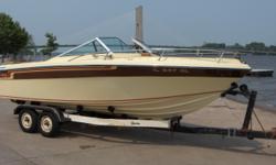 If you are looking to get on the water without blowing your vacation budget , this bowrider may work for you. She checks out good mechanically, the interrior is showing its' age on the floor and the seats. Want more info, just give us a call toll free at