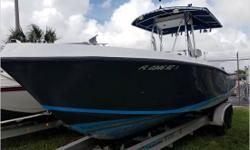 Actual Condition
It is reported that this Mako Center Console was partially submerged at its dock on June 5 2017 due to heavy rains. It was hauled and flushed. She shows scuffs and corrosion.
Equipment
A trailer is not included in this sale.
Engines
Both