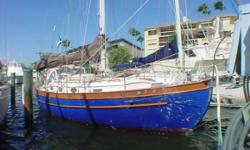This is one absolute classic beauty. This double - ender has been owned for the last thirty years by a shipwright that has taken infinite care of her. If you want to step back in time to the beauty of these incredible boats, come see this boat. She has