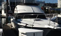 1985 Baylinder Contessa 2850 New General Motors Volvo Marine Conversion engine total hours 160. White exterior White interior Livingston dingy a pair of Cannon Electric Down riggers Depth finder and Fish finder. Great family boat all the bells and