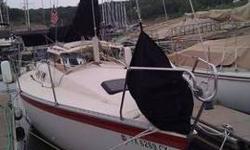 1984 Hunter 25.5 Sailboat-located in Austin, TX (Lake Travis), great cruiser and racer, in very good condition, pop-top, rigged for single handing, all halyards, sheets and lines run to cockpit, back-lit compass and instruments (not connected), new Harkin