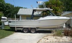 25
1985 DUSKY MARINE 25, 1985 Dusky 25 With 225 hp Johnson, swim ladder, hard top, back-to-back seating, captain s chair, rod holders, live well, fish box, fresh water tank, raw water wash down, dual batteries, cushions, marine am/fm/cd, GPS chart