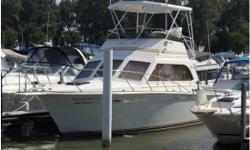 1985 EGG HARBOR 33 Sedan Cruiser, 1985 EGG HARBOR 33 Sedan, This is a classic 33 Egg Harbor only had 2 owners and 990 Hrs. has twin 7.4 Crusaders and air and heat New Hard Top and Lots more.
Category: Powerboats
Water Capacity: 0 gal
Type: 
Holding Tank