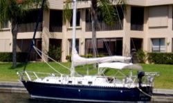 Description
(LOCATION: Punta FL) This Endeavour 33 Sloop is a Bruce Kelly design with classic style and upscale accommodations. She features large cockpit and spacious interior with teak woodwork. Dark blue hull and white top-side add good looks to a very
