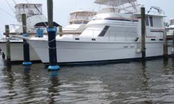 Category: Powerboats
Water Capacity: 200 gal
Type: 
Holding Tank Details: 
Manufacturer: Gulfstar
Holding Tank Size: 
Model: 44 Motor Yacht
Passengers: 0
Year: 1985
Sleeps: 0
Length/LOA: 44' 0"
Hull Designer: 
Price: $125,000 / &euro;96,058
Engine