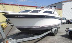 Check out this pre-owned 1985 Bayliner 2750 Ciera!&nbsp; This is a wholesale project and is sold as-is.
Features Include
Volva Penta 260 HP Motor
Trailer
Full Instrumentation
Dash Mounted Compass
Bimini Top
AM/FM Stereo With Speakers
VHF Radio
Booth Style