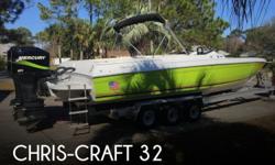 Actual Location: Panama City Beach, FL
- Stock #070439 - Military Move, Needs It Gone Asap!!This 1985 Chris Craft Stinger 32 is a real beauty! An eye catcher, that would be the perfect new toy for the right personPowered by (2) 225 Mercury EFI two strokes