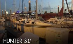 Actual Location: Kemah, TX
- Stock #109575 - If you are in the market for a sloop sailboat, look no further than this 1985 Hunter 31 Shoal Draft, priced right at $17,500 (offers encouraged).This sailboat is located in Kemah, Texas and is in good