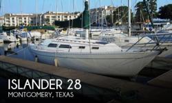 Actual Location: Montgomery, TX
- Stock #101395 - If you are in the market for a cruiser sailboat, look no further than this 1985 Islander 28, just reduced to $14,950 (offers encouraged).This sailboat is located in Montgomery, Texas and is in great