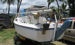 Price reduced from $6,400 to $5,400 (8/4/10). &nbsp; Owner wants offer NOW!
Great boat for daysailing. &nbsp;No slip? &nbsp;No problem. &nbsp;Leave her on the trailer. &nbsp;The MacGregor 25 was designed for performance and practical use.
Category: