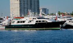 Price reduced by $100,000 - owner says sell by Sept. 15 or owner will consider a trade to a classic mid-80-foot yacht.&nbsp;
"News" has been professionally maintained for the past 15 years and all the service records are available. The classic teak and