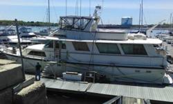1980 Hatteras 61 Classic Yacht Lady Jean 61 ft Hatteras (61 12 ft Hatteras MY 303) Currently docked at Beverly Port Marina Fixer upper Looking for quick sale All reasonable offers considered Four bedroom Four bath 2 1271 Detroit Turbo & super charged 650